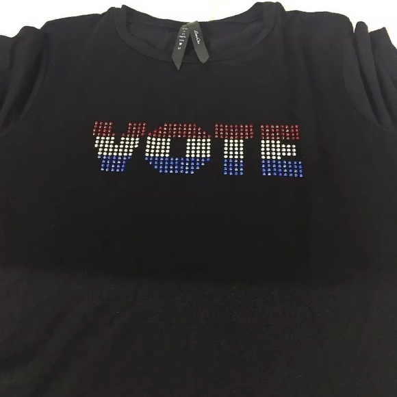 luna chix red white and blue vote t-shirt women - Picture 4 of 4